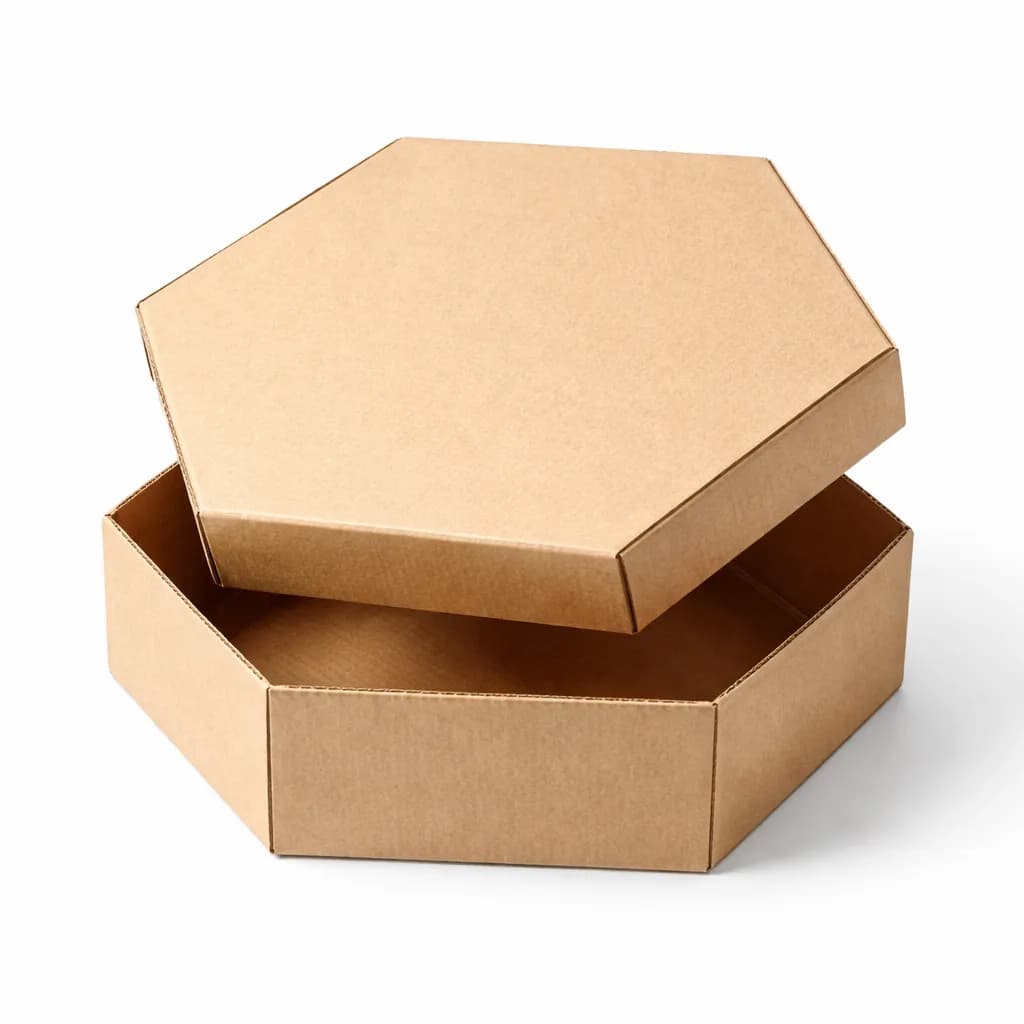 Hexagon Box - Corrugated