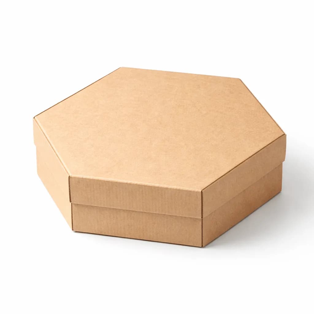 Hexagon Box - Corrugated