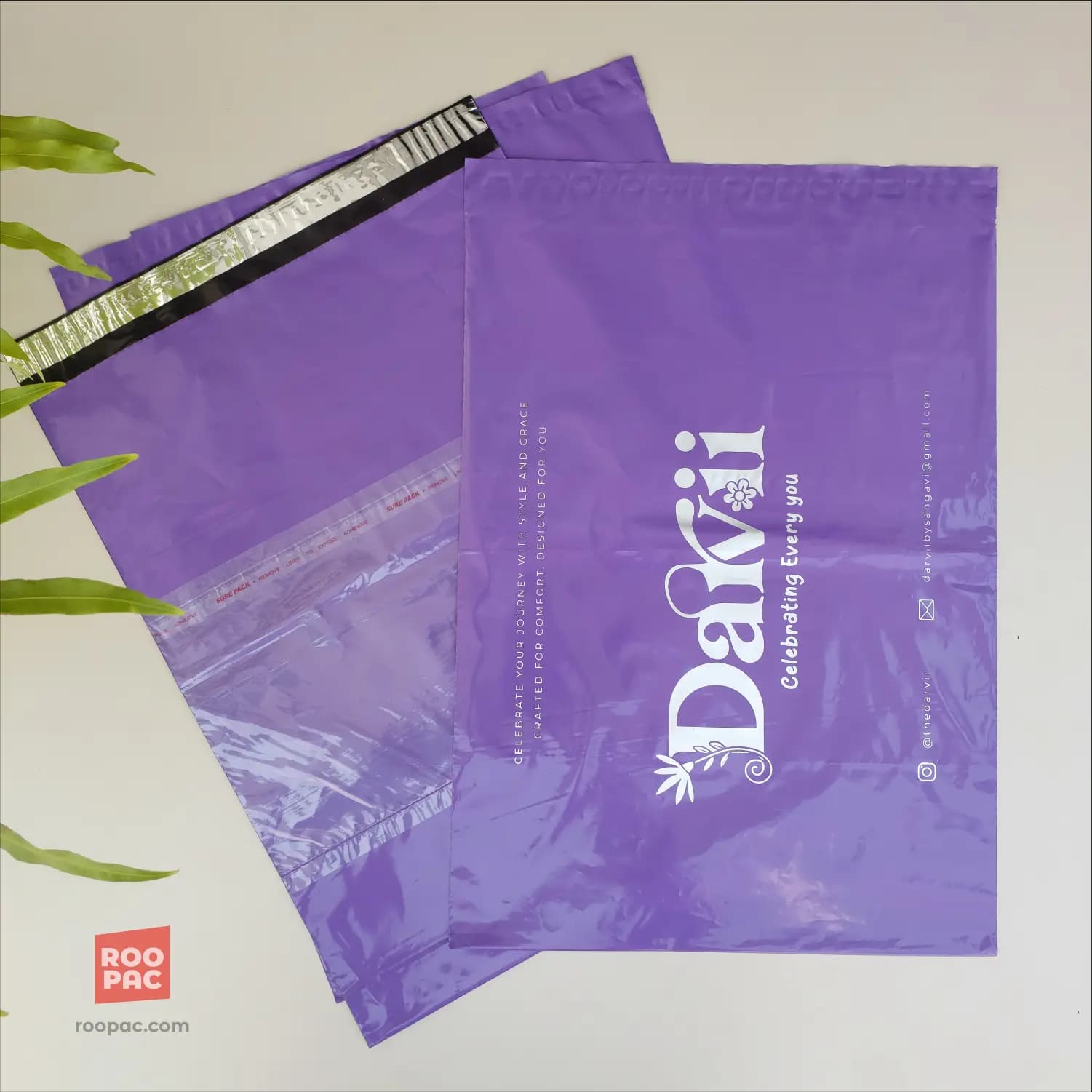 Purple Poly Mailer