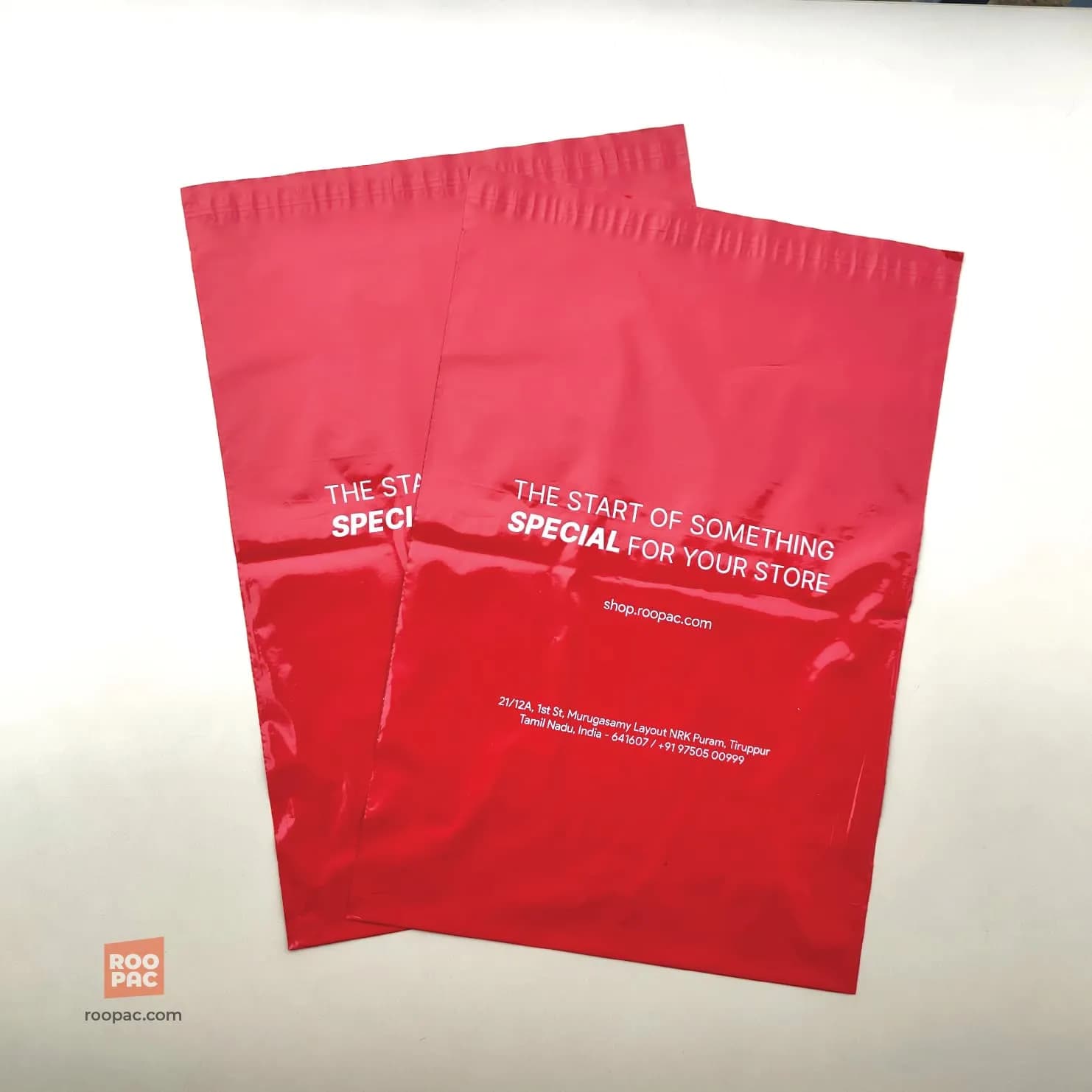 Red Poly Mailer