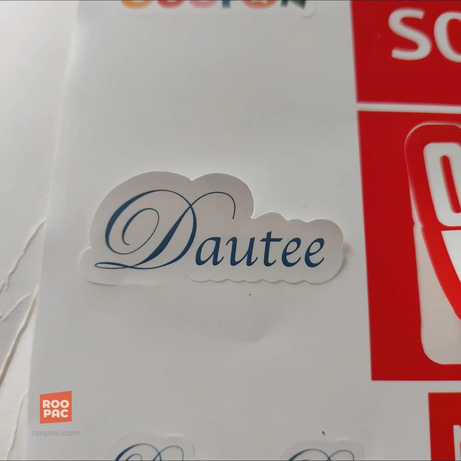 Custom Diecut Sticker