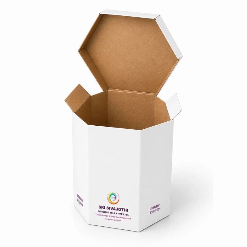 Hexagon Corrugated Box